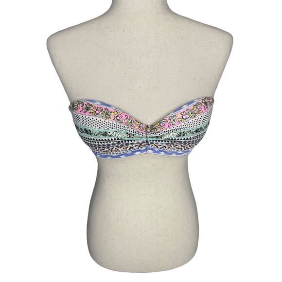 Victoria's Secret strapless underwire push up bikini swimsuit top size 32 D - Picture 1 of 6